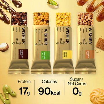 WISHER Real Crispy Protein Bar 35g