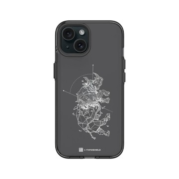 iPhone 15 Clear 酷墨灰 - Kerby Rosanes - 犀牛 - 白