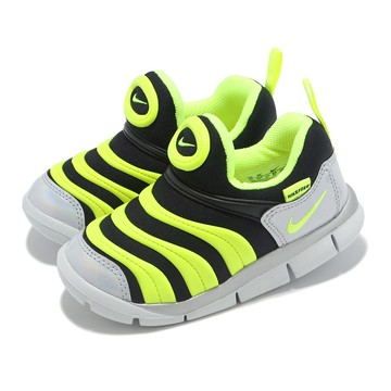 [ACS] Nike 童鞋 Dynamo Free Y2K TD 小童 螢光黃 銀 黑 毛毛蟲鞋 學步鞋 CI1186-081