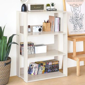 HOPMA家具 侘寂風三層收納架-寬60公分 台灣製造 隙縫展示櫃 置物窄櫃-寬60 X 深30.4 X 高88.2cm