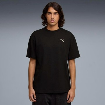 PUMA 短T 基本系列 ESS ELEVATED 黑 寬鬆 短袖 T恤 男 69201801