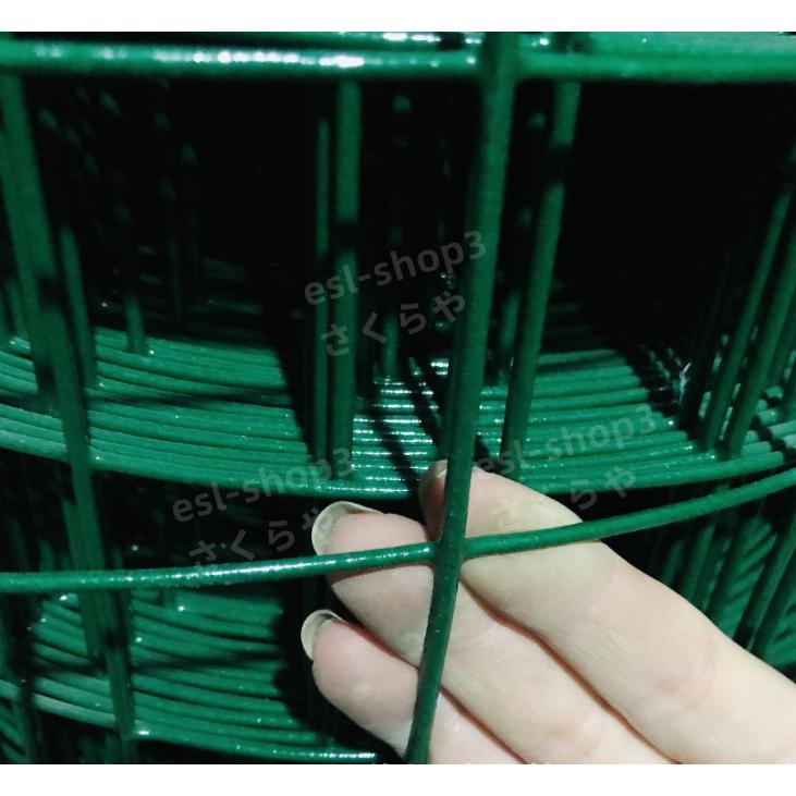 PVC塗装 低炭素スチールワイヤー 防獣ネット トリカルネット フェンス メッシュ 輸送 養鶏場 農業の建物 硬質プラスチック工芸 1M×30M