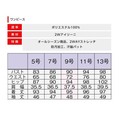 ワンピース レディース BONCIERGE BCO5104 ストレッチ バイカラー