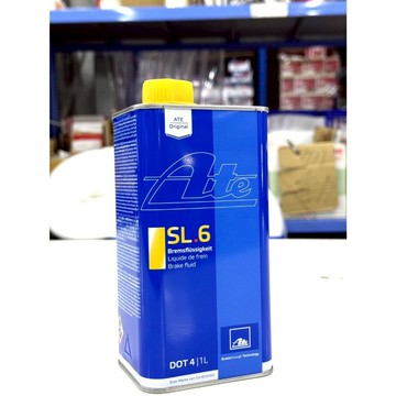 《油工坊》ATE Brake Fluid SL6 DOT4 ESP 電子車身穩定煞車系統專用 煞車油 剎車油 德國