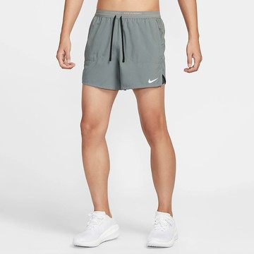 【NIKE】AS M NK DF STRIDE 2IN1 5IN SHR 男 短褲 運動褲 灰色-FN2993084