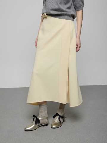 Ribbon Belted Maxi Skirt [YE] (D251MSD202)