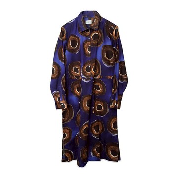 KAIKAI - ReBorn - 多拿紫長版長袖洋裝