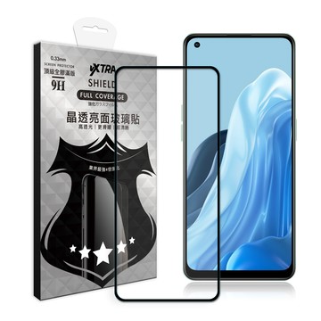 VXTRA 全膠貼合  OPPO Reno8 Z/Reno7 Z 5G  滿版疏水疏油9H鋼化頂級玻璃膜(黑) 玻璃保護貼