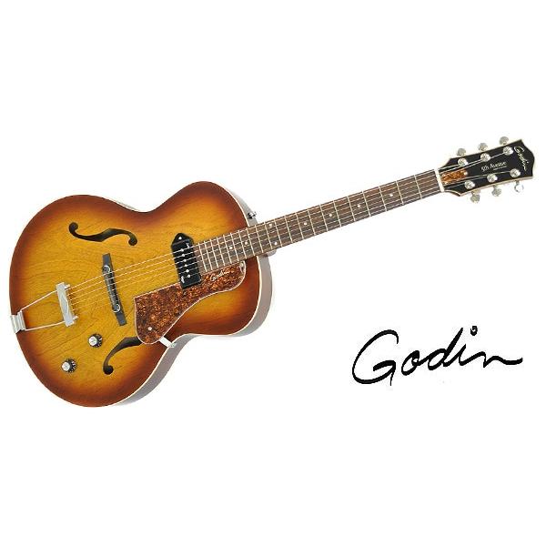 GODIN GUITAR（ゴダンギター） フルアコ 5th Avenue Kingpin P90 Cognac Burst