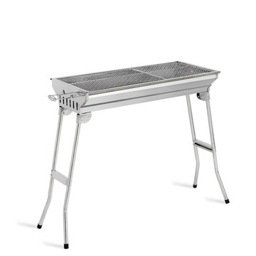 新品上市 戶外不銹鋼燒烤爐具便攜式木炭BBQ折疊燒烤架子批發 幸福驛站