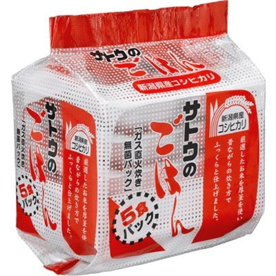 (佐藤食品工業佐藤食品 ごはん新潟産コシヒカリ ５食パック(２００ｇ×５) ×8個