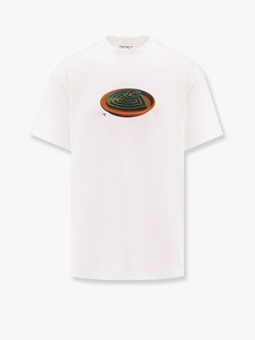 Organic cotton t-shirt with spiral logo - CARHARTT WIP - gender_Man