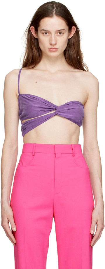 JACQUEMUS 紫色 Le Bandeau Espelho 上装