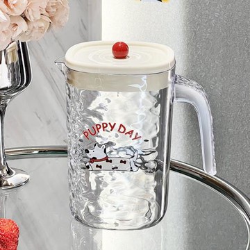 冷水壺家用大容量儲水扎壺水波紋食品級冰箱果汁過濾涼白開水壺杯