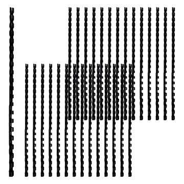 SCHMIDT 司密特 裝訂膠環 黑色 100支包裝  5mm  1組