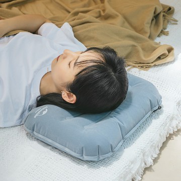 Naturehike 馨靜TPU植絨充氣枕 水墨藍 ZT002