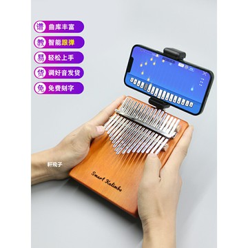 【上手就會】Jooleer智樂 智慧手指鋼琴 APP拇指鋼琴17 21鍵便攜手指樂器初學者新手成人