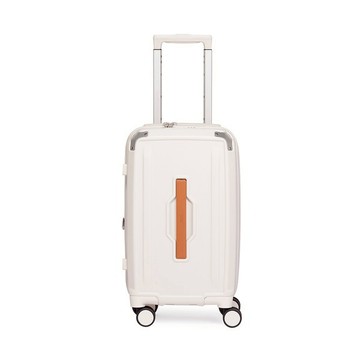 【Acer】墨爾本拉鍊19.5 吋行李箱 -奶油白