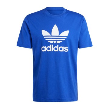 Adidas Trefoil T-Shirt IZ3058 男 短袖 上衣 T恤 運動 經典 三葉草 百搭 藍