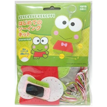 日本尾上萬 - 大眼蛙 可洛比 Keroppi DIY針線鎖圈