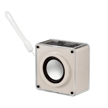 Kinyo 方塊酥藍牙讀卡喇叭  BTS-760  奶茶色