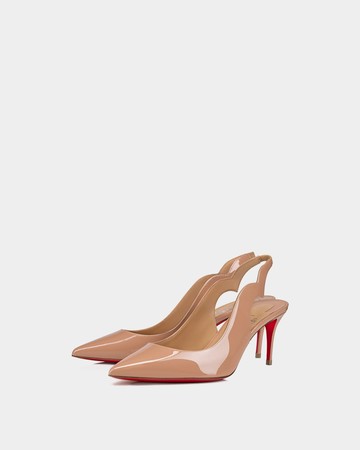 CHRISTIAN LOUBOUTIN Hot Chick 裸色波浪 5.5 cm 跟鞋 - 39