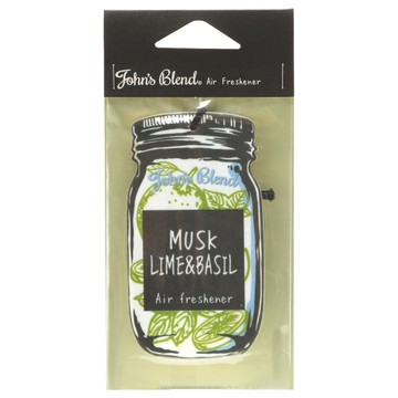 【日本 John′s Blend】Lime & Basil 青檸羅勒 香氛 吊卡 / 香片 (小)