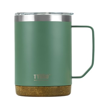 TYESO 泰碩 304不鏽鋼馬克杯 530ml  1個  綠色