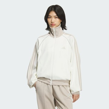 Adidas 愛迪達 Stsv Track Top [KF8282] 女 立領外套 休閒穿搭 運動外套 米 白