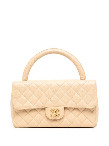 CHANEL Pre-Owned - 1997 medium Classic Flap top-handle bag - women - Caviar Leather - One Size - Brown