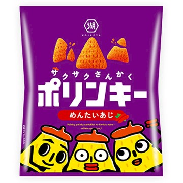 湖池屋三角玉米餅(明太子味)