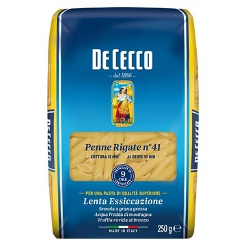 DE CECCO 得科 義大利麵 斜管麵 N.41  250g  1包