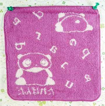 【震撼精品百貨】たれぱんだ 趴趴熊 絲巾-紫色 震撼日式精品百貨