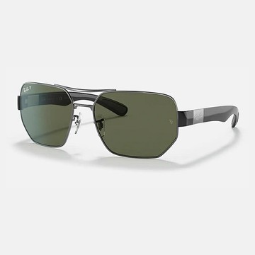Ray Ban｜RB3672-004/9A 幾何雙槓偏光太陽眼鏡