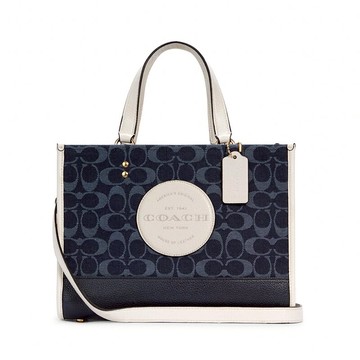 精選★COACH Dempsey 標志性提花貼飾手提包女士單肩包斜挎包 C2826(現貨)【夏日美包★菲尼斯 國際精品↘3折起】