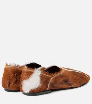 Jil Sander Calf hair slip-on shoes
