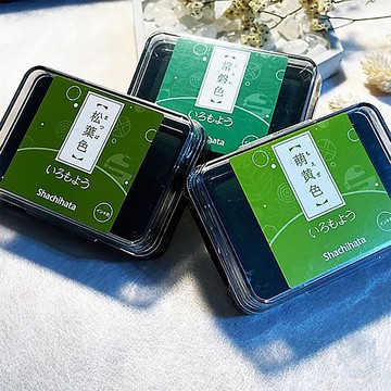 日本寫吉哈達 森林系印台(萌黃、松葉、常盤)