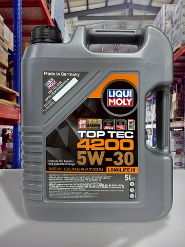 『油工廠』LIQUI MOLY TOP TEC 4200 5W30 LONGLIFE 合成 汽車 機油 SP C3 5L