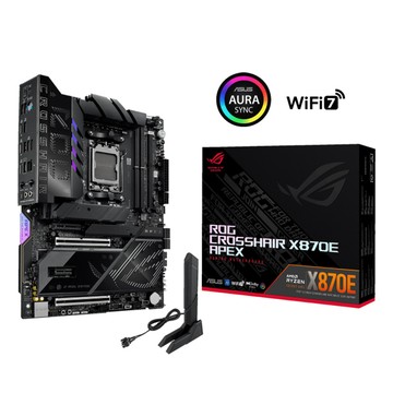 ASUS ROG CROSSHAIR X870E APEX 主機板+AMD R9 9900X3D代理盒裝 12核/24緒