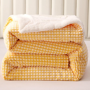 小毛毯冬季加厚沙發午睡毯子法蘭珊瑚絨床單鋪床學生宿舍單人被子