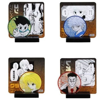 日本正版富堅義博展全職獵人名場面亞克力立牌岡奇犽酷拉皮卡西索