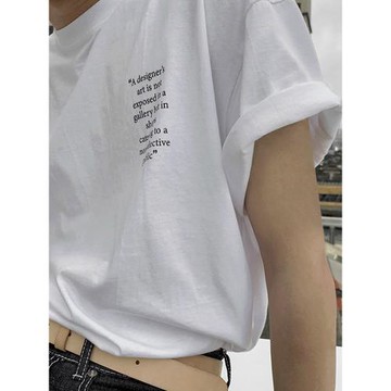 MRCYC夏季短袖T恤男韓系潮圓領字母上衣潮流寬松休閑半袖體恤衫