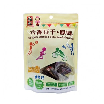 福記六香豆干130g-原味