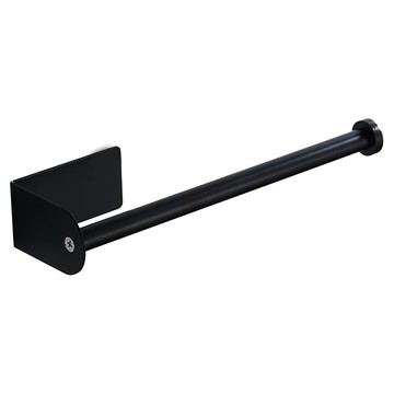 保鮮膜捲紙架 太空鋁材質 雙層紙巾架  黑色  1個