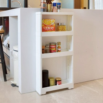 日製移動式收納置物隙縫架-12cm寬 單一規格