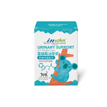 IN-PLUS 【2入組】in+plus贏 - 30g (1g/包 x 30包/盒) 蔓越莓泌尿安(紓壓呵護配方) 貓用 (IN1018)