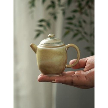 景德鎮手工窯變陶瓷茶壺中式復古泡茶器家用小單壺功夫茶具小茶壺