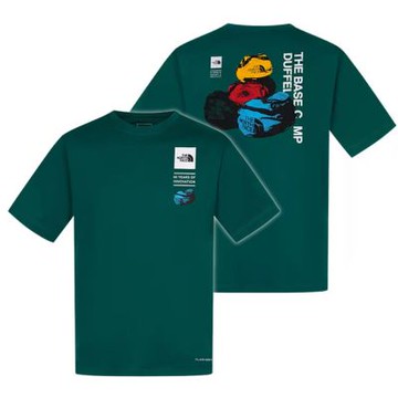 【The North Face】男 吸濕排汗短袖T恤.圓領套頭衫.運動休閒上衣 8GX9