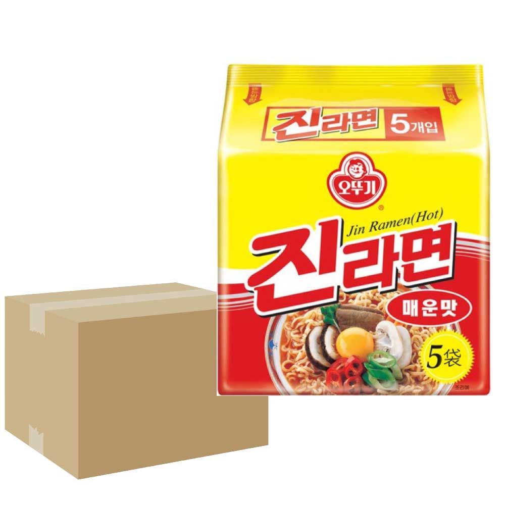 ジンラーメン(辛口）120g韓国食品 輸入食品 少女時代 韓国食材 韓国料理 韓国お土産 韓国ラーメン 非常食 防災用 防災グッズ 乾麺 インスタントラーメン 辛いラ