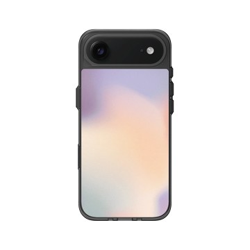 iPhone Air Clear (相機按鈕) 酷墨灰 - 石紋與渲染 / Marble & Dreamy Gradient - 輕舞光暈